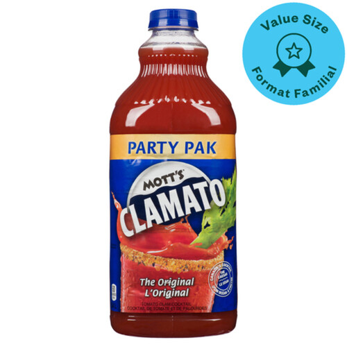 Mott's Clamato Regular Cocktail Party Pack 2.54 L (bottle)