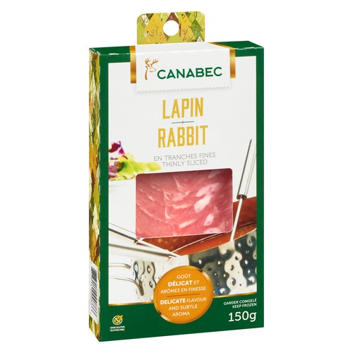 Gibiers Canabec Frozen Rabbit For Chinese Fondue 150 g