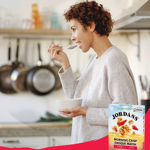 Jordans Morning Crisp Granola Cereal Strawberry 400 g