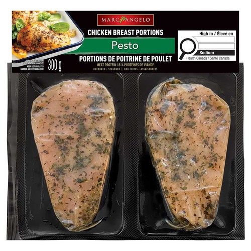 Marcangelo Chicken Breast Portions Pesto 300 g