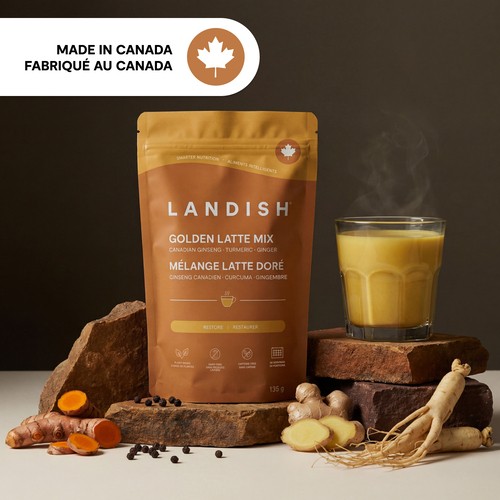 Landish Golden Latte Mix Ginseng Turmeric Ginger 200 g