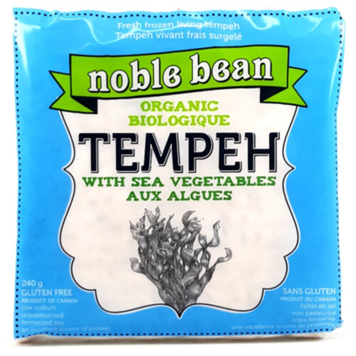 Noble Bean Organic Gluten-Free Tempeh With Sea Vegetables 240 g (frozen)