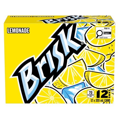 Lipton Brisk Iced Tea Lemonade 12 x 355 ml (cans)