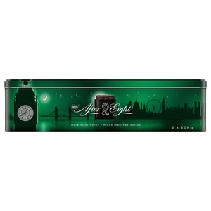 After Eight Holiday Gift Tin Dark Mint Thins 400 g - Voilà Online