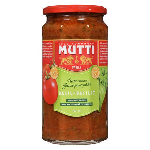 Mutti Pasta Sauce Basil 660 ml