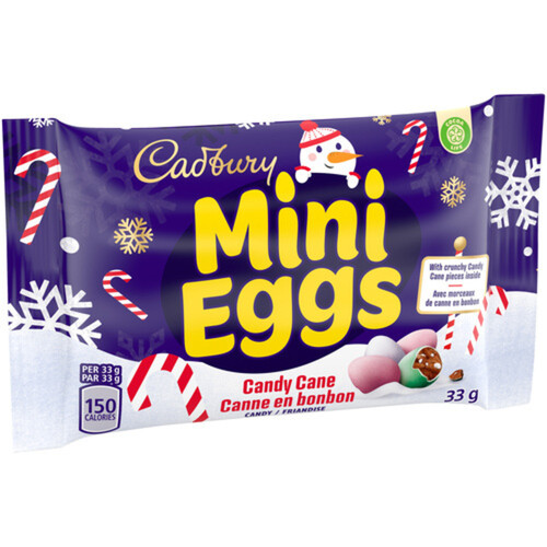 Cadbury Candy Mini Eggs Candy Cane 33 g