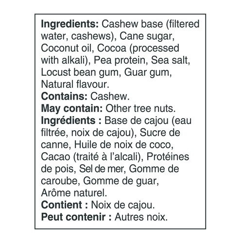 So Delicious Dairy-Free Cashew-Based Frozen Dessert Creamy Chocolate 500 ml