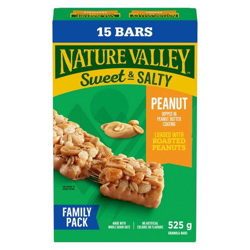 Nature Valley Sweet & Salty Granola Bars Peanut Family Pack 15 x 35 g