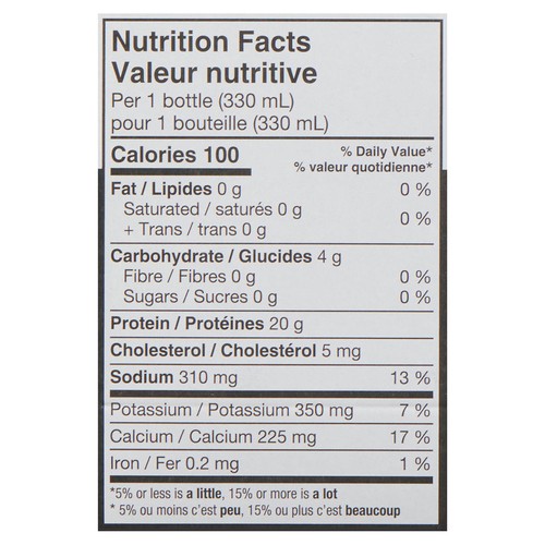 Brüst Protein Drink Unsweetened Dark Roast 4 x 330 ml