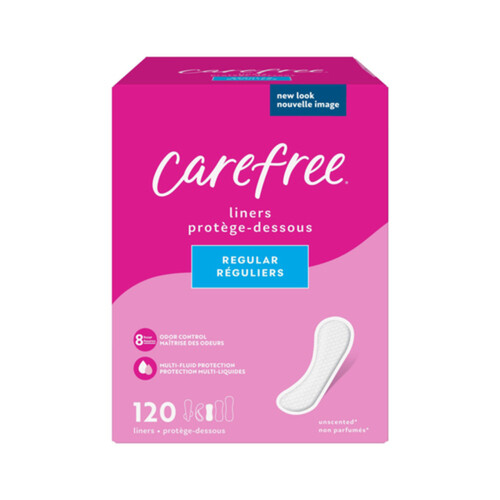 Carefree Panty Liner Acti-Fresh Regular Unscented 120 Count