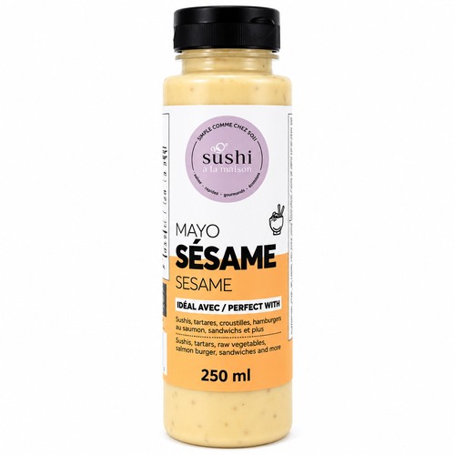 Sushi à La Maison Mayonnaise Sesame 250 ml