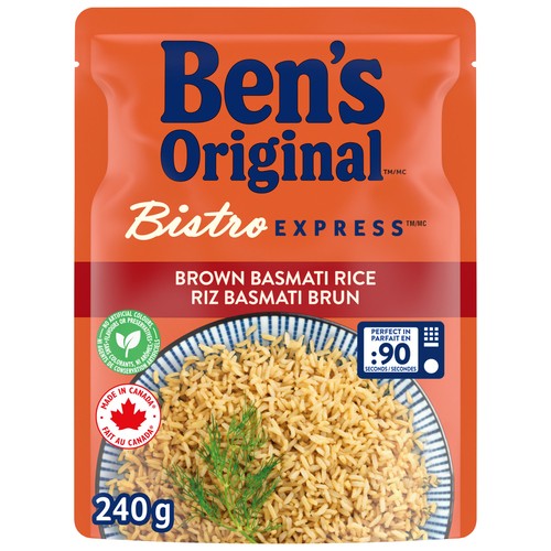 Ben's Original Bistro Express Side Dish Brown Basmati Rice 240 g