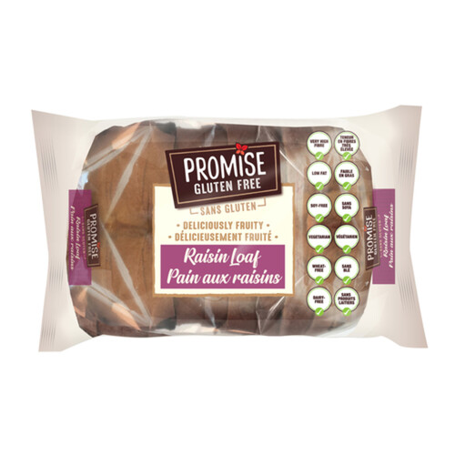 Promise Gluten-Free Raisin Bread 400 g (frozen)