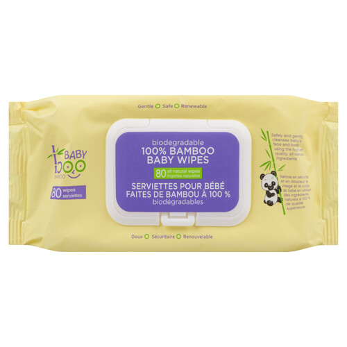 Boo Bamboo Wipes Baby 80 Count