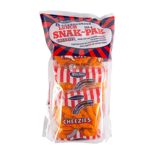 Hawkins Cheezies Snack Pack 8 x 28 g