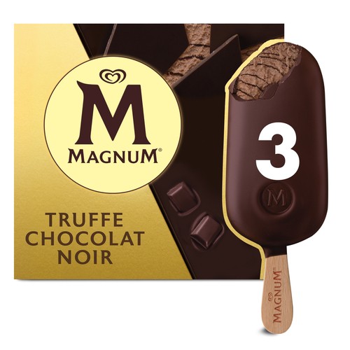Magnum Ice Cream Dark Chocolate Truffle 3 x 90 ml Bars