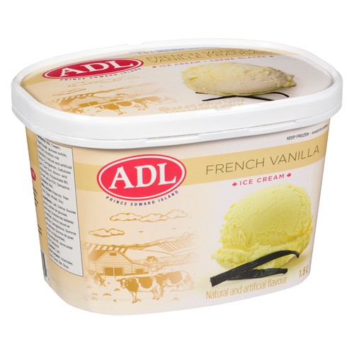 ADL Ice Cream French Vanilla 1.5 L
