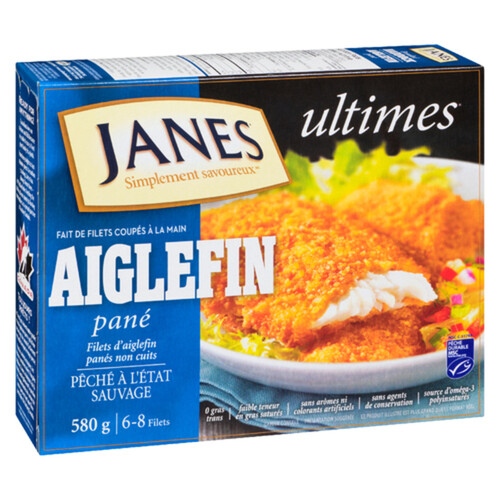 Janes Frozen Haddock Fillets Breaded 580 g Voilà Online Groceries