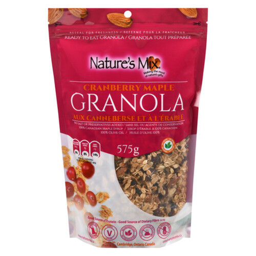 Nature's Mix Granola Maple Cranberry 575 g