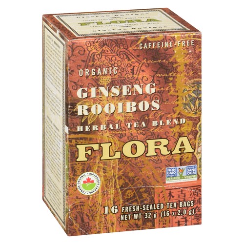 Flora Organic Tea Double Ginseng 16 EA