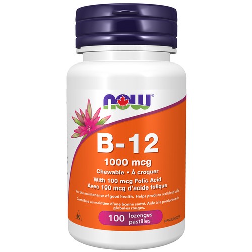 Now Vitamin B12 1000 mcg Lozenges 100 Count