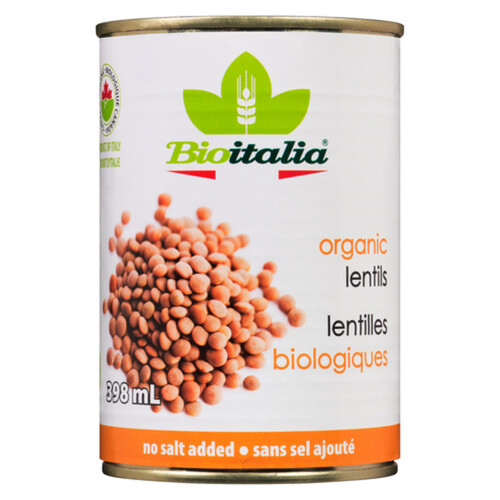 Bioitalia Organic Lentils 398 ml