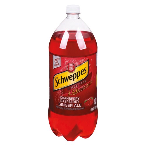 Schweppes Ginger Ale Cranberry Raspberry 591 ml