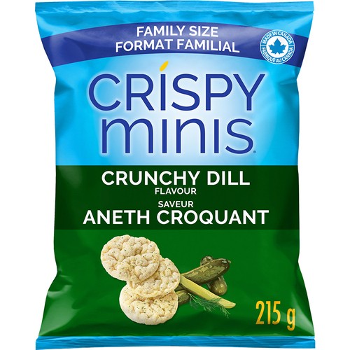 Quaker Crispy Minis Crunchy Dill Family Size 215 g
