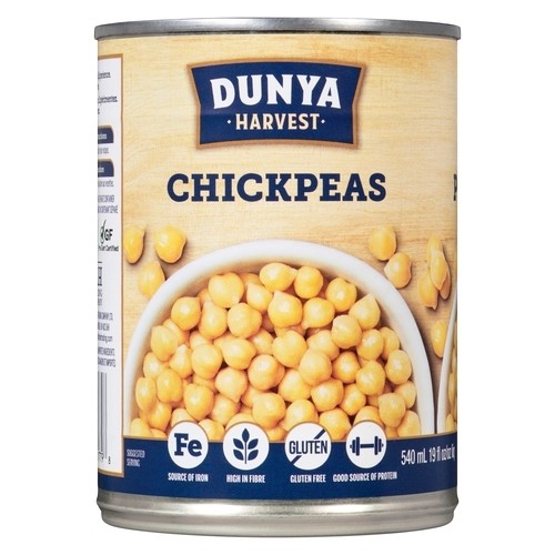 Dunya Harvest Gluten-Free Canned Chickpeas 540 ml