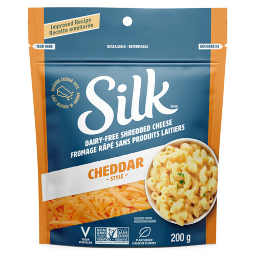 Silk Dairy-Free Shredded Cheese Cheddar 200 g