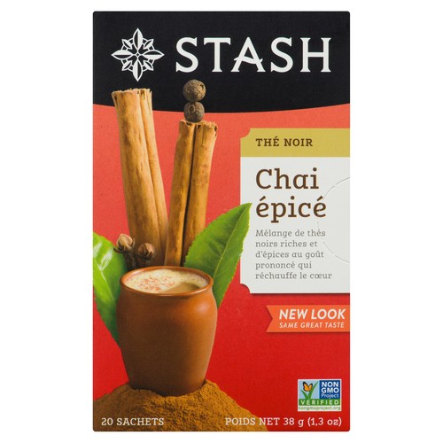 Stash Black Tea Chai Spiced 20 Tea Bags