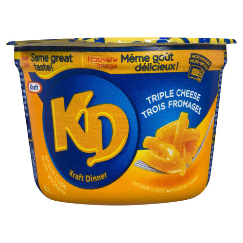 Kraft Dinner Macaroni & Cheese Snack Cup Triple Cheese 58 g