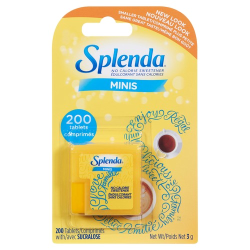 Splenda Calorie Free Sweetener Minis 200 EA