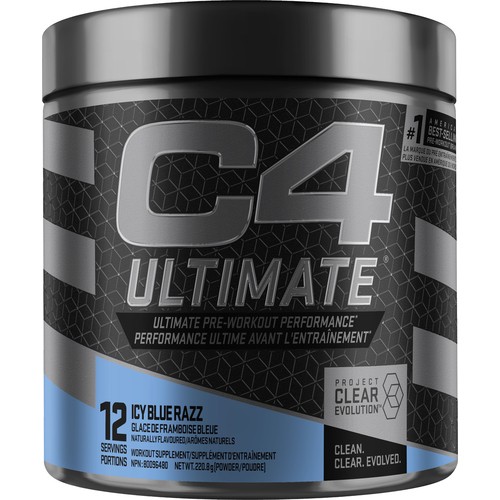 Cellucor C4 Supplement Ultimate Icy Blue Razz 220.8 g