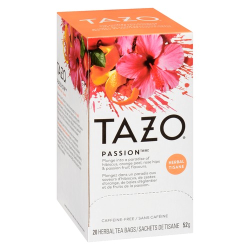 Tazo Herbal Tea Passion 20 Tea Bags 