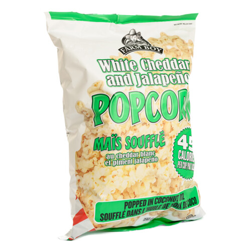 Farm Boy Popcorn Cheddar Jalapeno 125 g