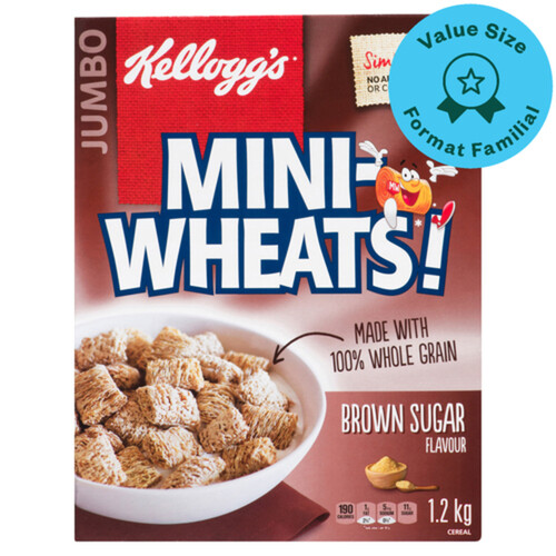 Kellogg's Cereal Mini-Wheats Brown Sugar 1.2 kg