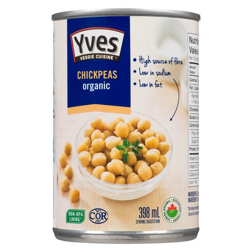 Yves Veggie Cuisine Organic Chick Peas 398 ml