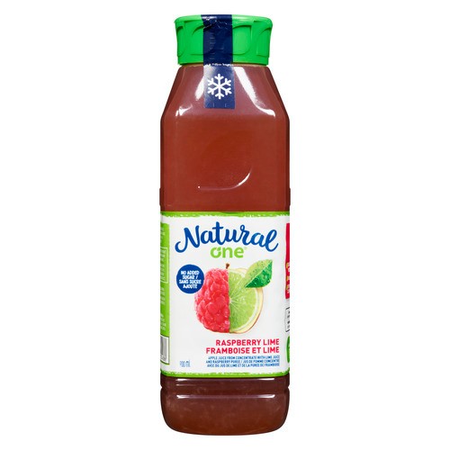 Natural One Fruit Juice Raspberry Lime 900 ml (bottle)