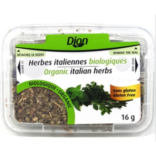 Les Aliments G. Dion Foods Organic Italian Herbs 16 g