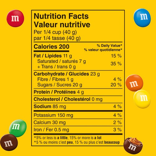 Mars Canada M&M's Chocolate Peanut Butter 345 g