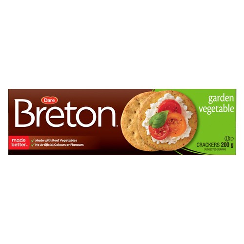 Dare Breton Crackers Garden Vegetable 200 g