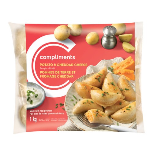 Frozen Perogies Potato & Cheddar 1 kg