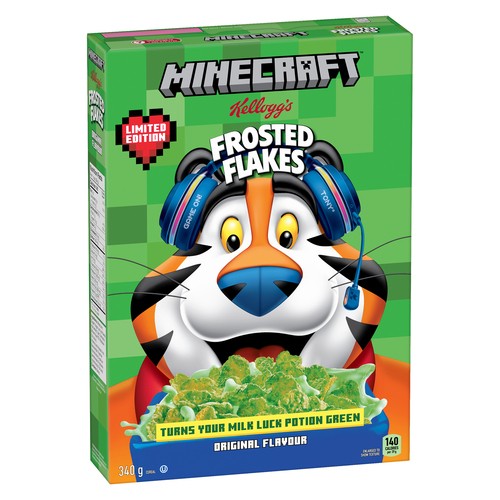 Kellogg Frosted Flakes Minecraft Cereal 340 g