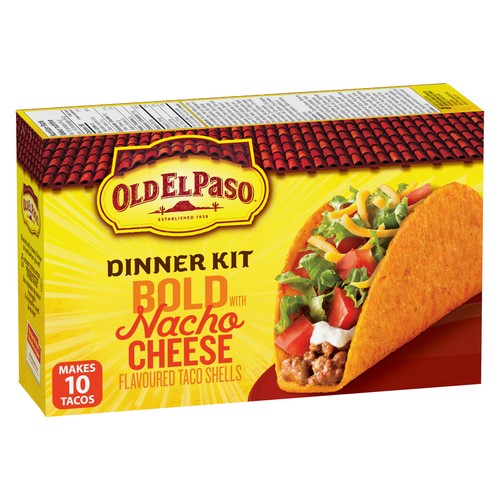 Old El Paso Dinner Kit Bold Taco With Nacho Cheese 269 g