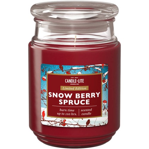 Candle-lite Candle Jar Snow Berry Spruce 1 Pack