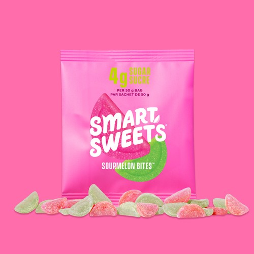 SmartSweets Candy Sourmelon Bites 50 g