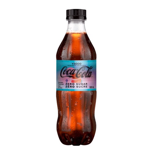 Coca-Cola Zero Sugar Soft Drink Y3000 500 ml (bottle)