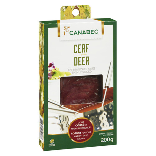 Gibiers Canabec Frozen Deer Meat Chinese Fondue 200 g