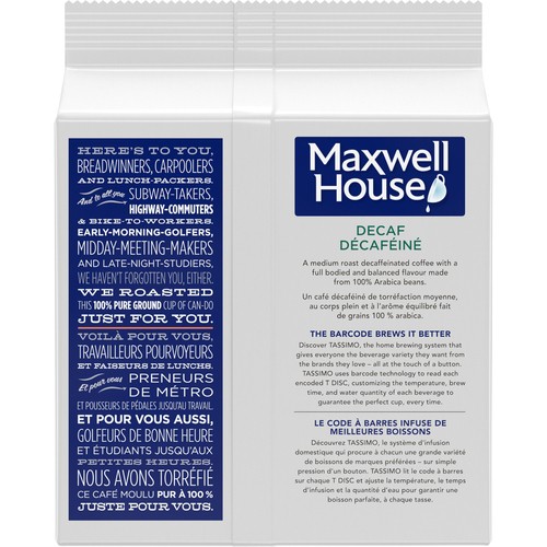 Tassimo Maxwell House Coffee Pods Decaffeinated 14 T-Discs 110 g